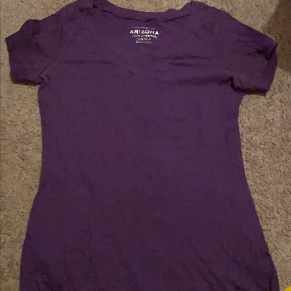 Purple V-Neck